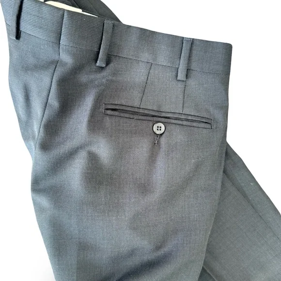 Zanella Midnight Blue Trousers Men’s SZ 34/30 - Picture 8 of 16